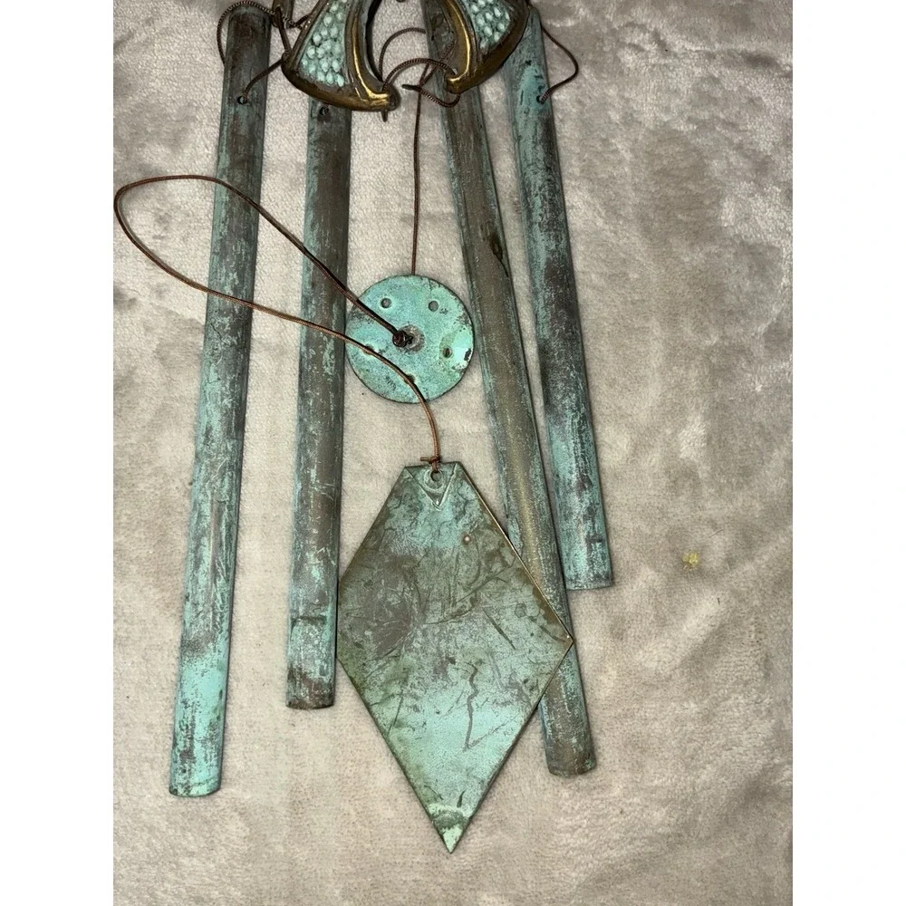 Rooster‎ Arrow Wind Chime Brass 24